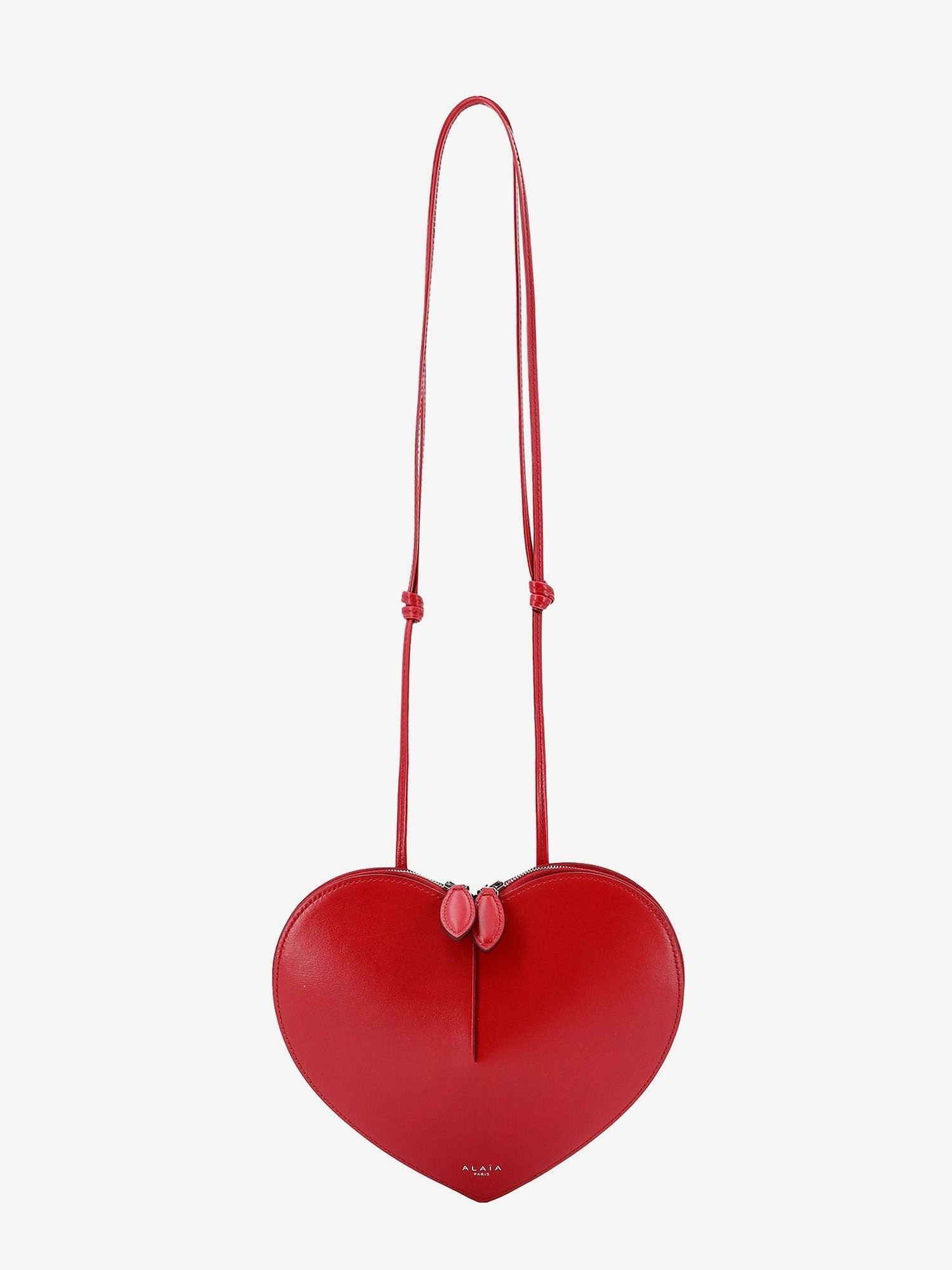 ALAIA Le Coeur Leather Crossbody Bag