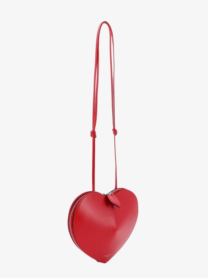 ALAIA Le Coeur Leather Crossbody Bag