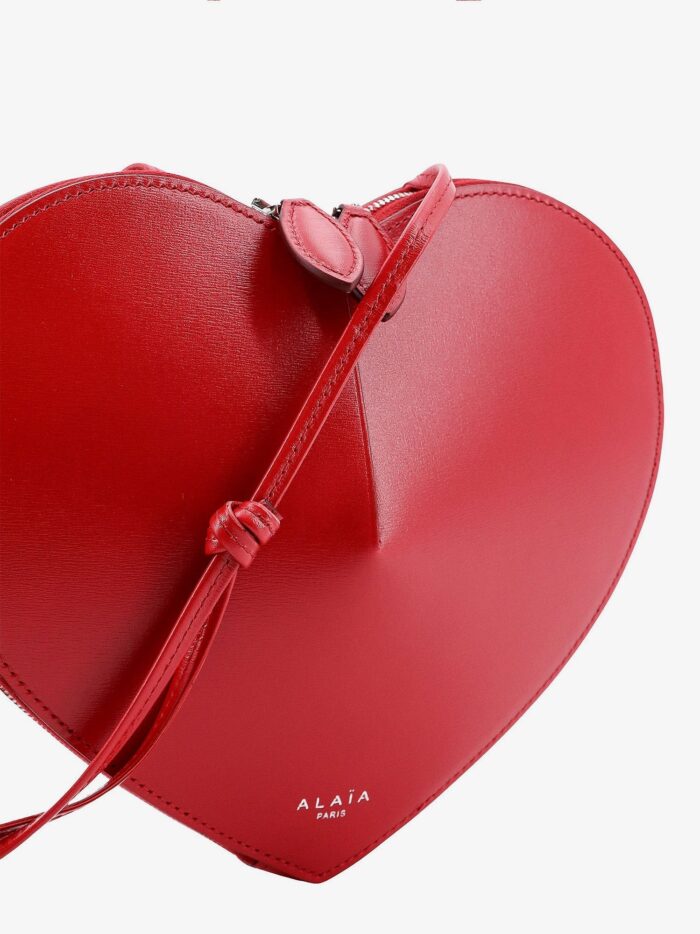 ALAIA Le Coeur Leather Crossbody Bag