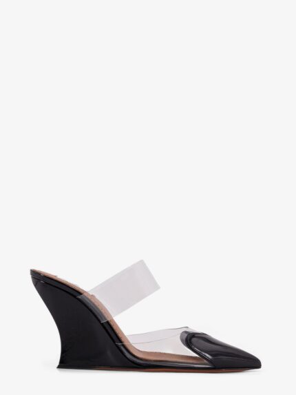 ALAIA Le Coeur Patent Leather Mule
