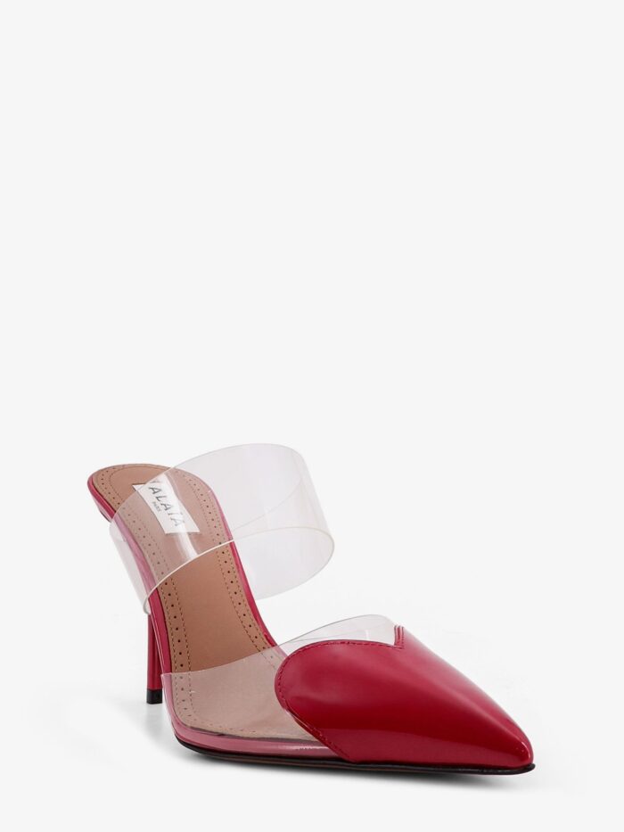 ALAIA Le Coeur Patent Leather Sandals
