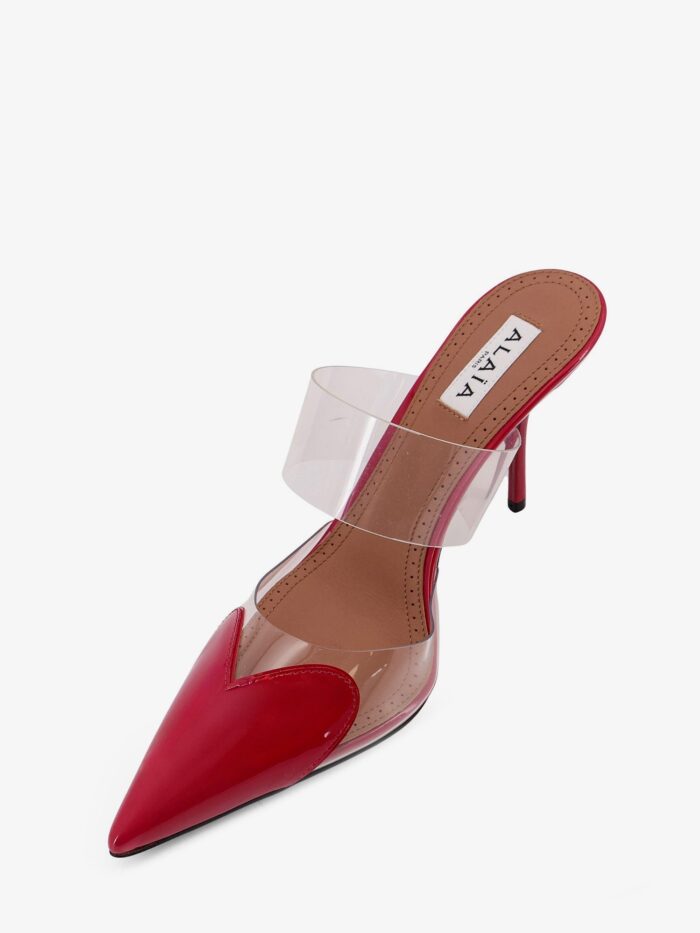 ALAIA Le Coeur Patent Leather Sandals