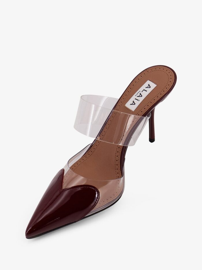 ALAIA Le Coeur Patent Leather Sandals