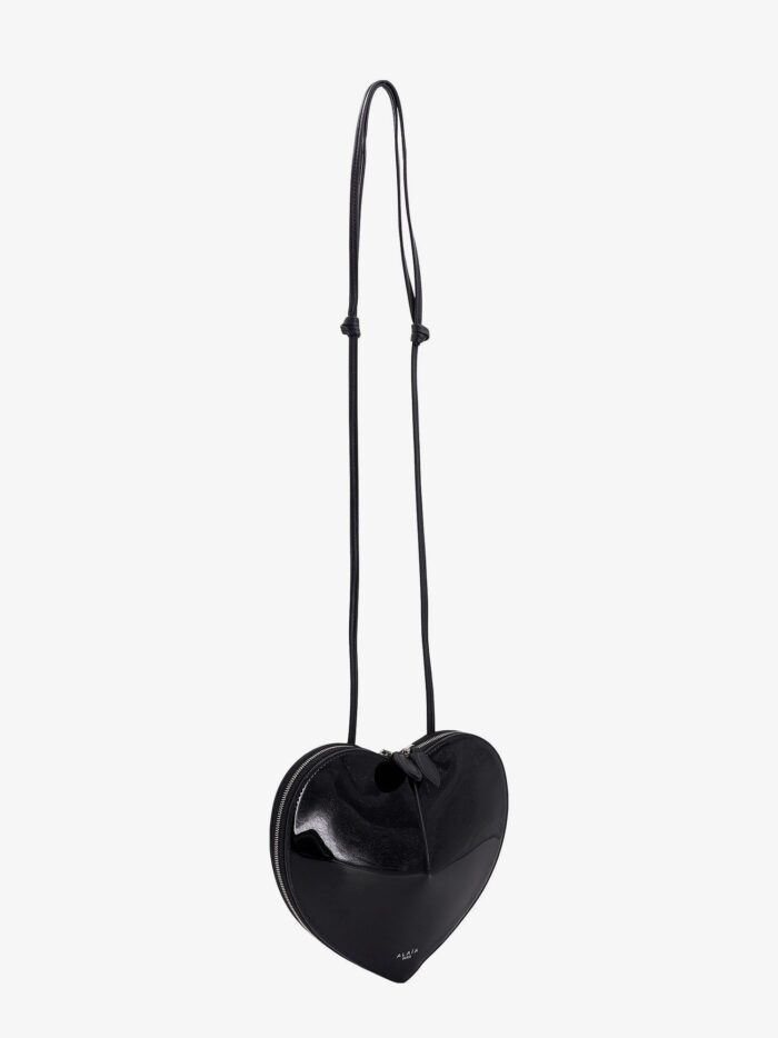 ALAIA Le Coeur Patent Leather Shoulder Bag