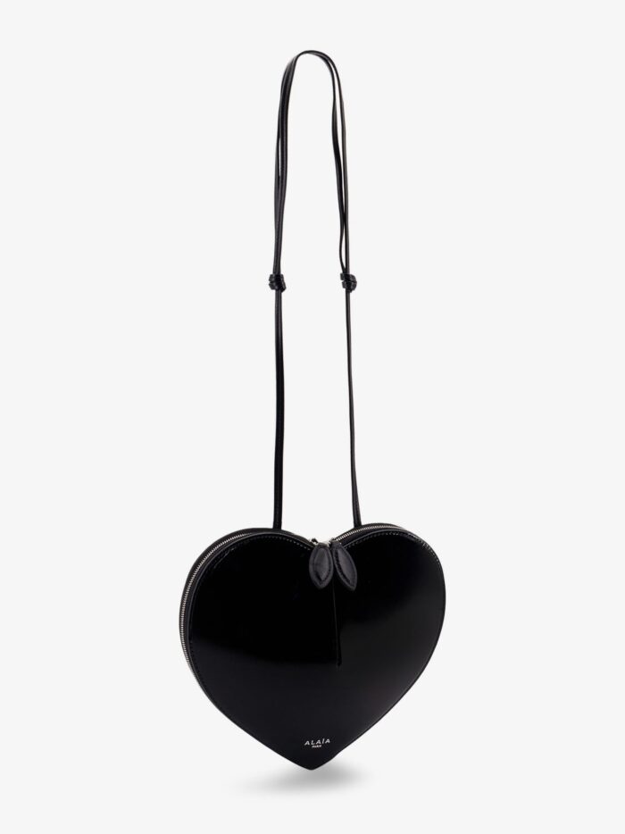 ALAIA Le Coeur Patent Leather Shoulder Bag