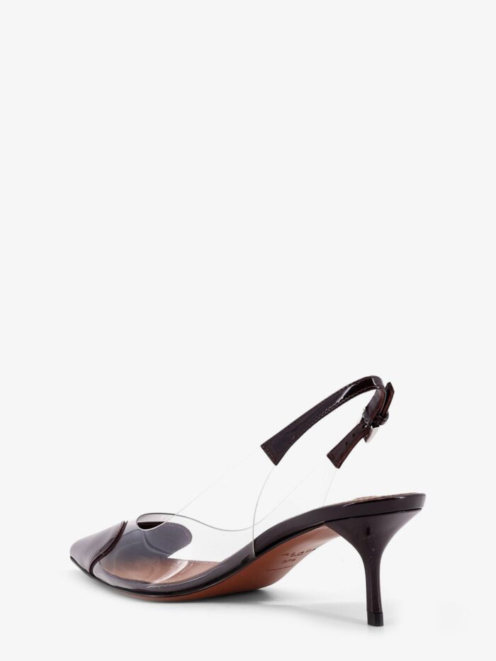 ALAIA Le Coeur PVC And Leather Pumps