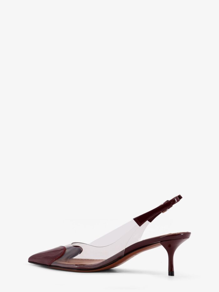 ALAIA Le Coeur PVC And Leather Slingback Décolleté