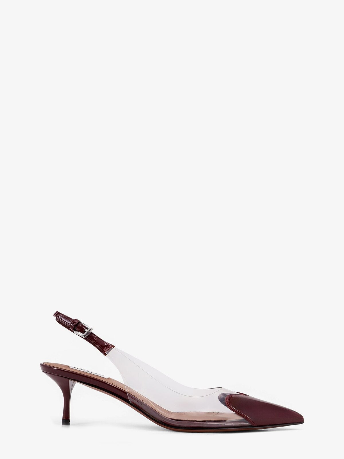 ALAIA Le Coeur PVC And Leather Slingback Décolleté
