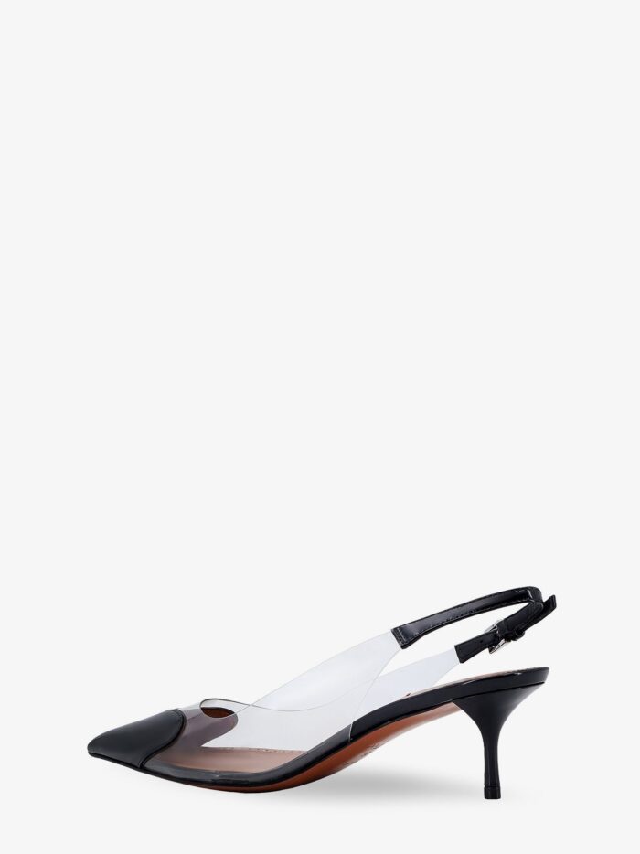 ALAIA Le Coeur Slingback PVC And Leather Pumps