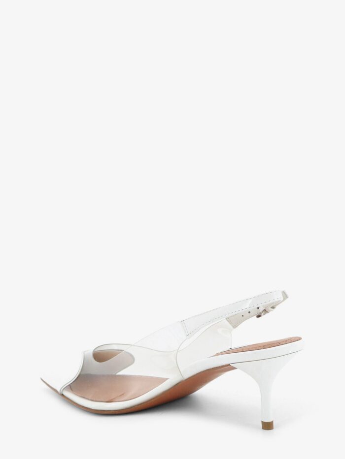 ALAIA Le Coeur Slingback PVC And Leather Pumps