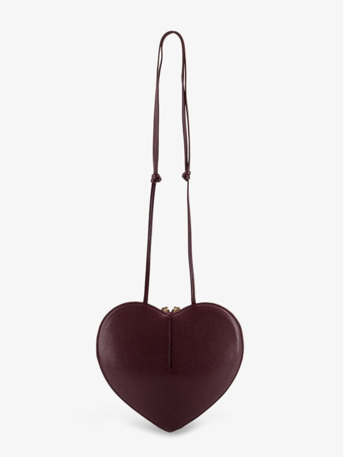 ALAIA Le Coeur Suede And Leather Shoulder Bag