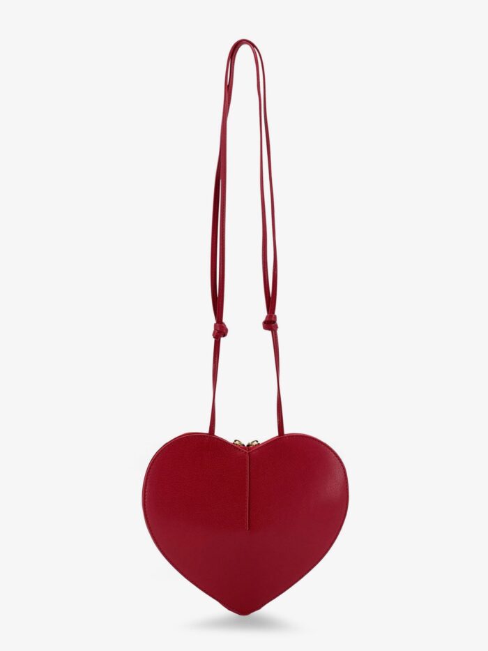ALAIA Le Coeur Suede Crossbody Bag