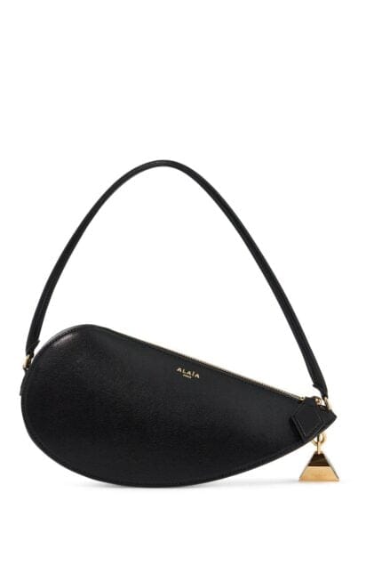 ALAIA Le Demi-coeur Leather Shoulder Bag
