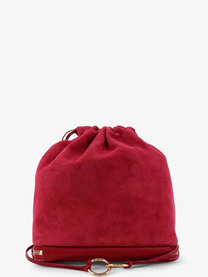 ALAIA Le Pochon Suede Crossbody Bag