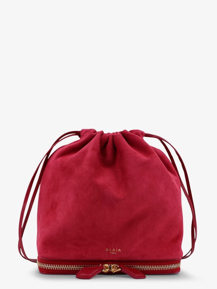 alaia le pochon suede crossbody bag ALAIA Le Pochon Suede Crossbody Bag