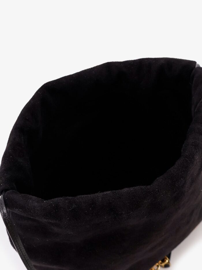 ALAIA Le Pochon Suede Shoulder Bag