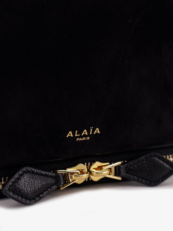 ALAIA Le Pochon Suede Shoulder Bag