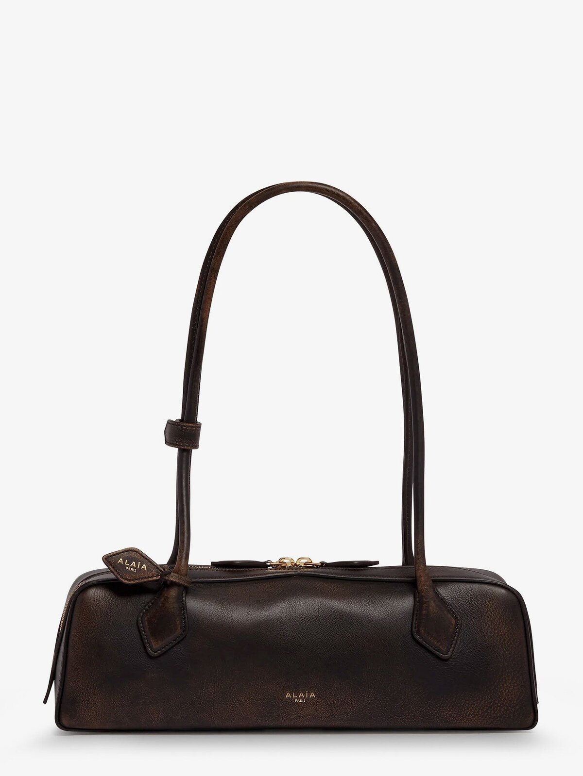 ALAIA Le Teckel Leather Shoulder Bag