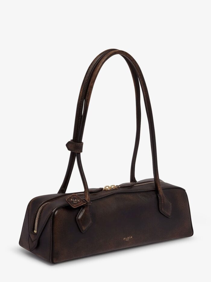 ALAIA Le Teckel Leather Shoulder Bag