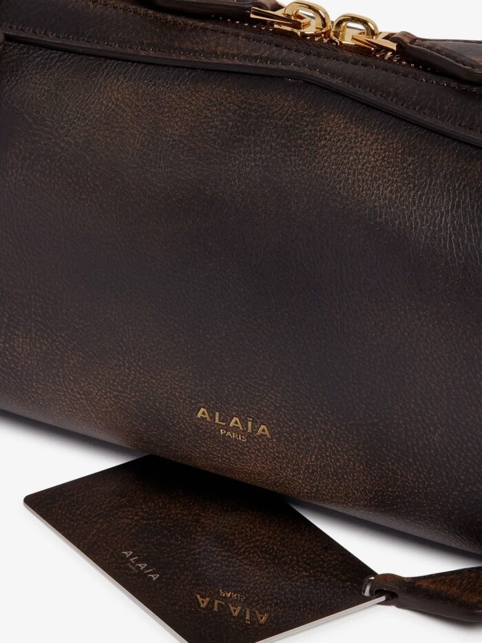 ALAIA Le Teckel Leather Shoulder Bag