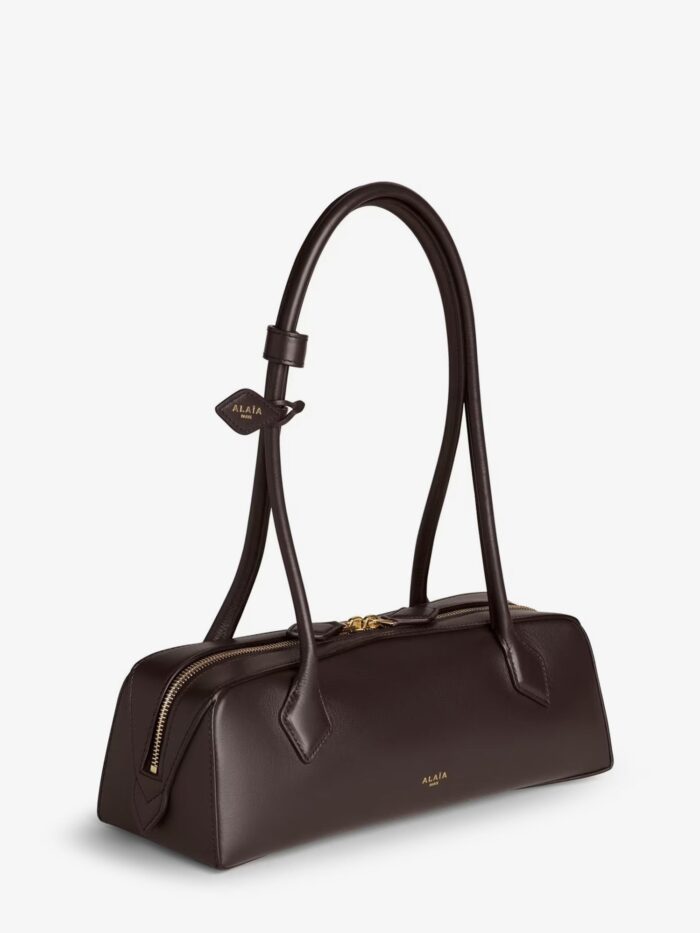 ALAIA Le Teckel Medium Leather Shoulder Bag