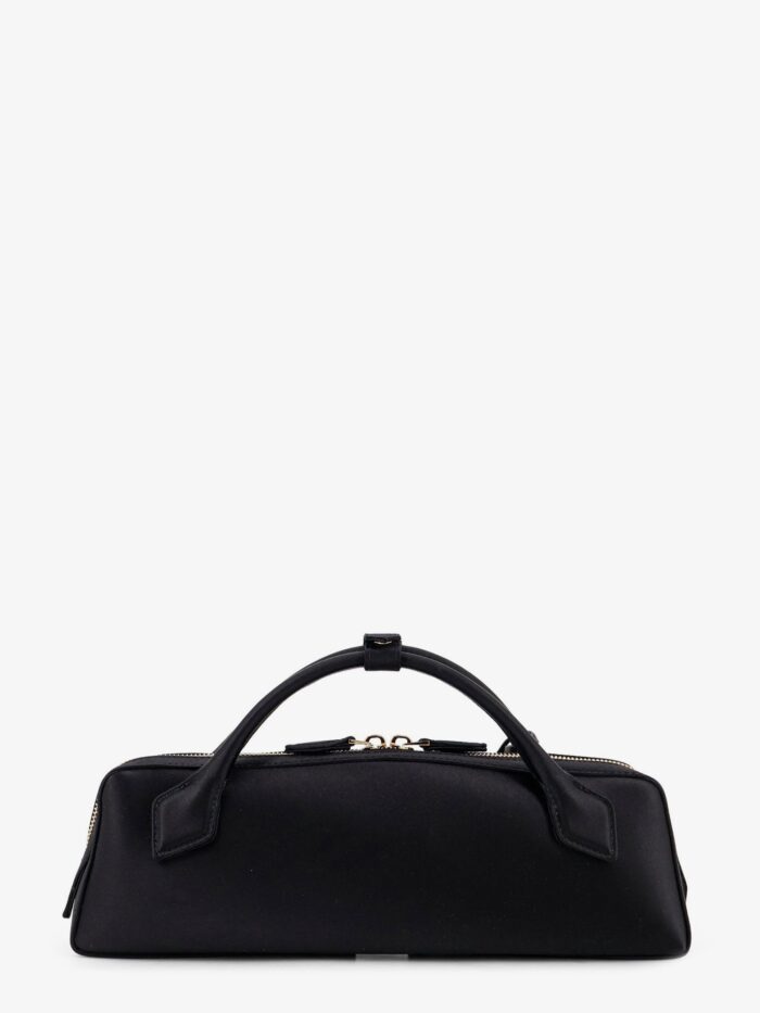 ALAIA Le Teckel Satin Handbag With Logo On The Front