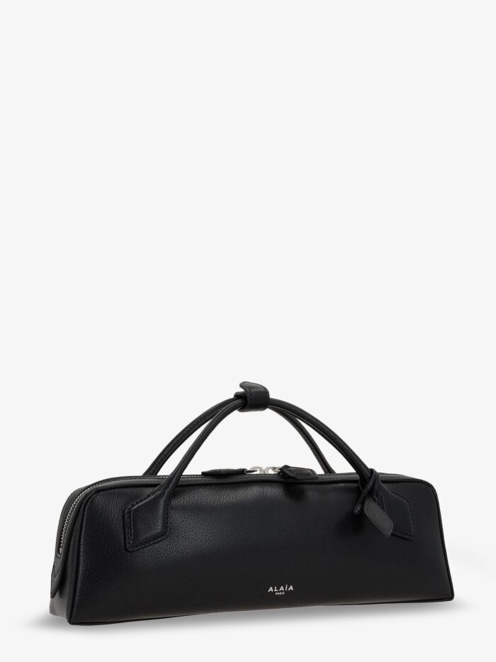 ALAIA Le Teckel Suede Clutch Bag