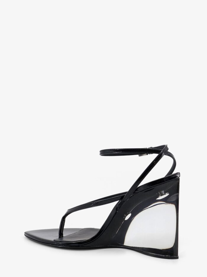 ALAIA Leather Sandals With Plexiglass Heels