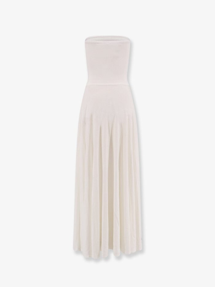 ALAIA Linen Blend Maxi Dress