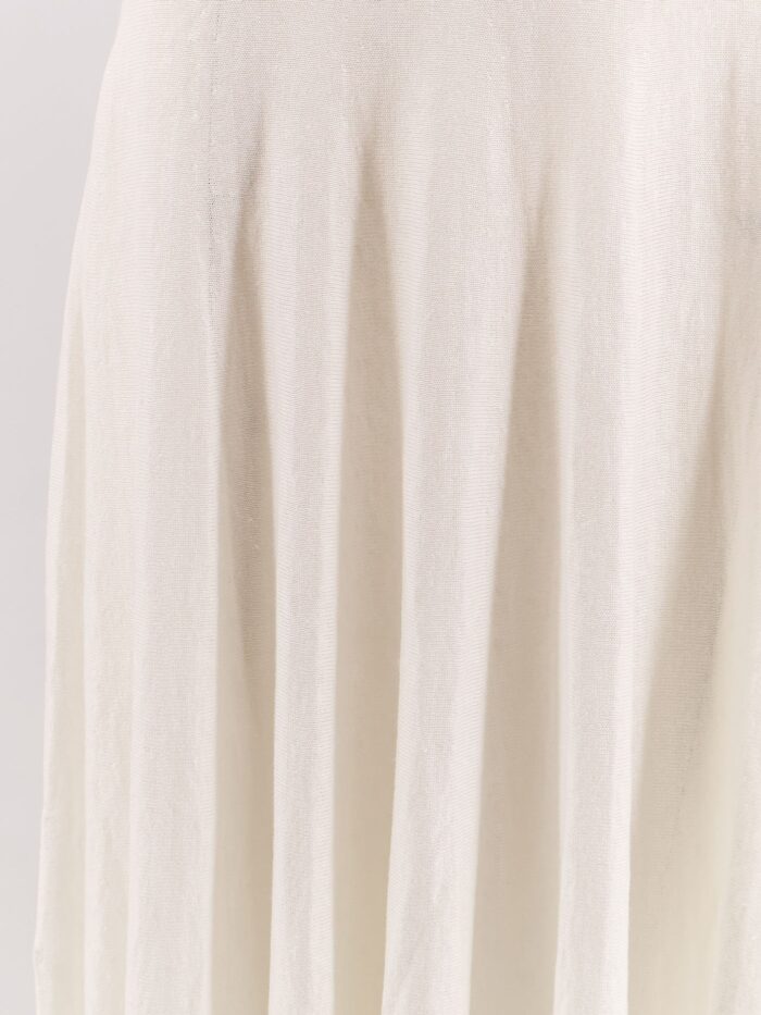 ALAIA Linen Blend Maxi Dress