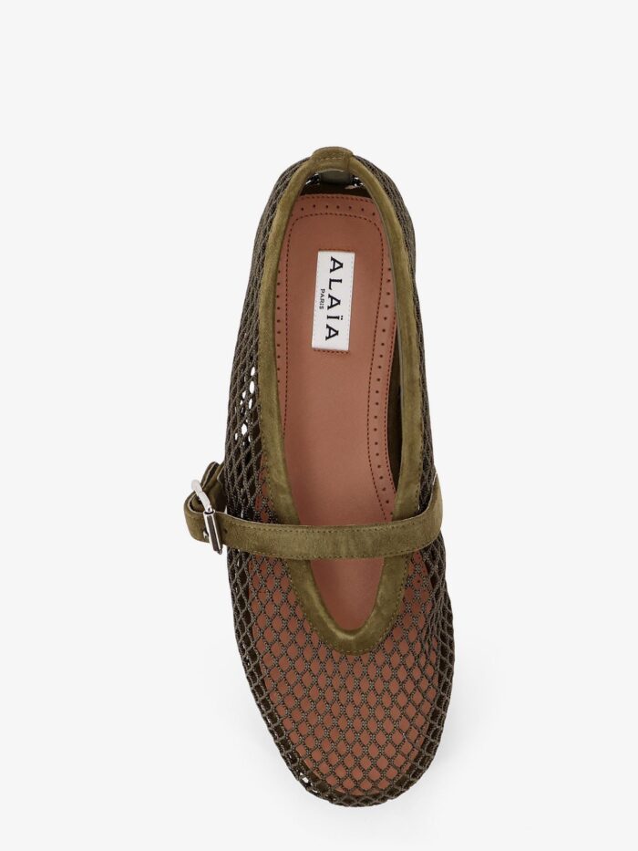 ALAIA Mesh Ballet Flats