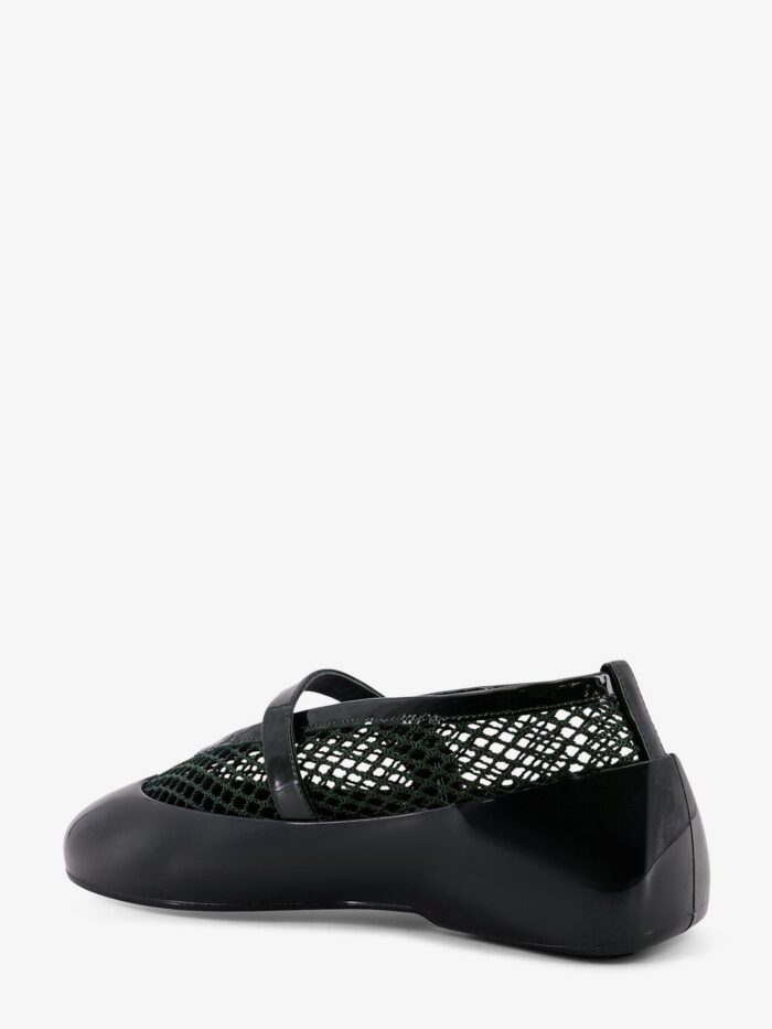 ALAIA Mesh Rubber Flat Ballerinas