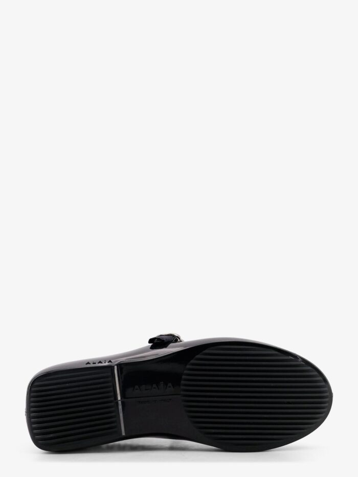 ALAIA Mesh Rubber Flat Ballerinas