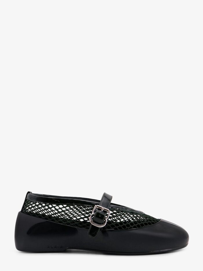 ALAIA Mesh Rubber Flat Ballerinas
