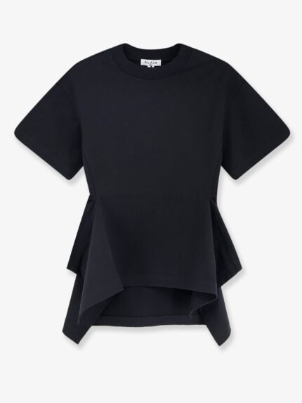 ALAIA Paneled Cotton T-shirt