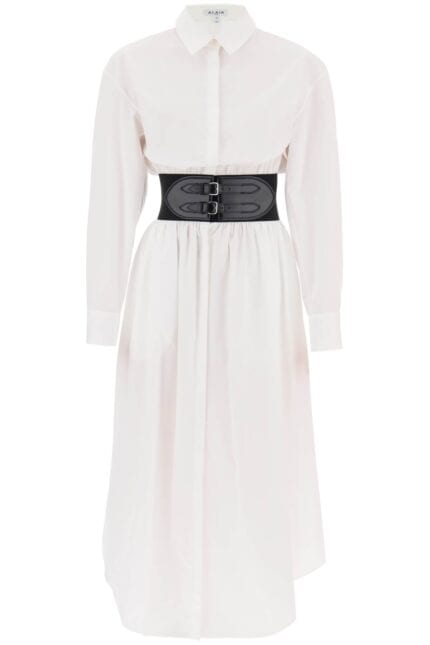 ALAIA Poplin Chemisier With Belt