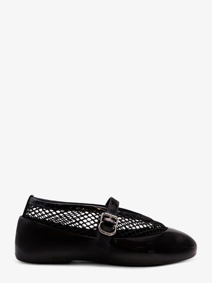 ALAIA Rubber Flat Mesh Ballerinas