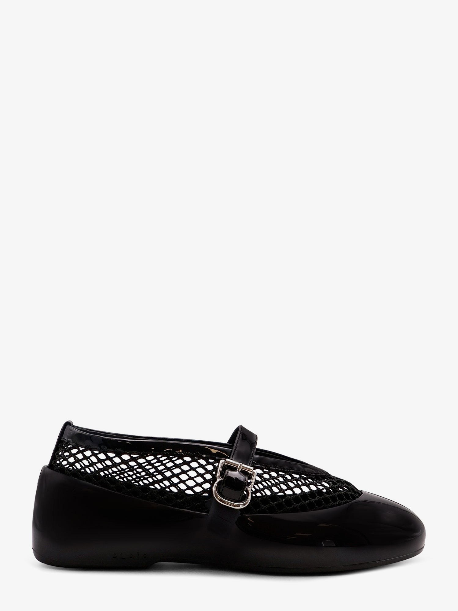 ALAIA Rubber Flat Mesh Ballerinas