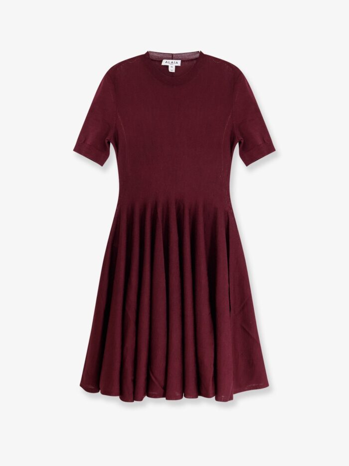 ALAIA Skater Virgin Wool Dress