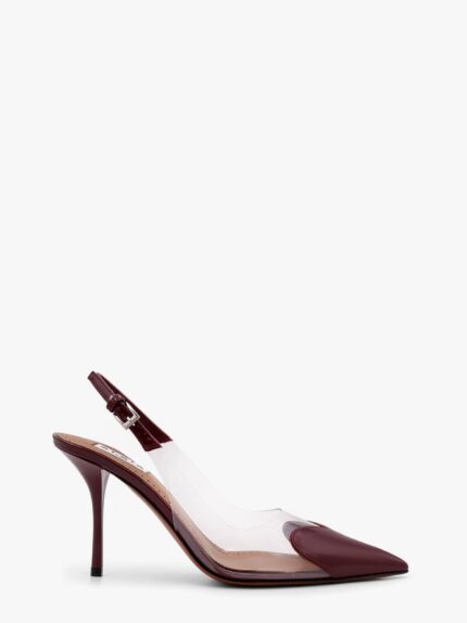 ALAIA Slingbacks 90 PVC And Leather Décolleté