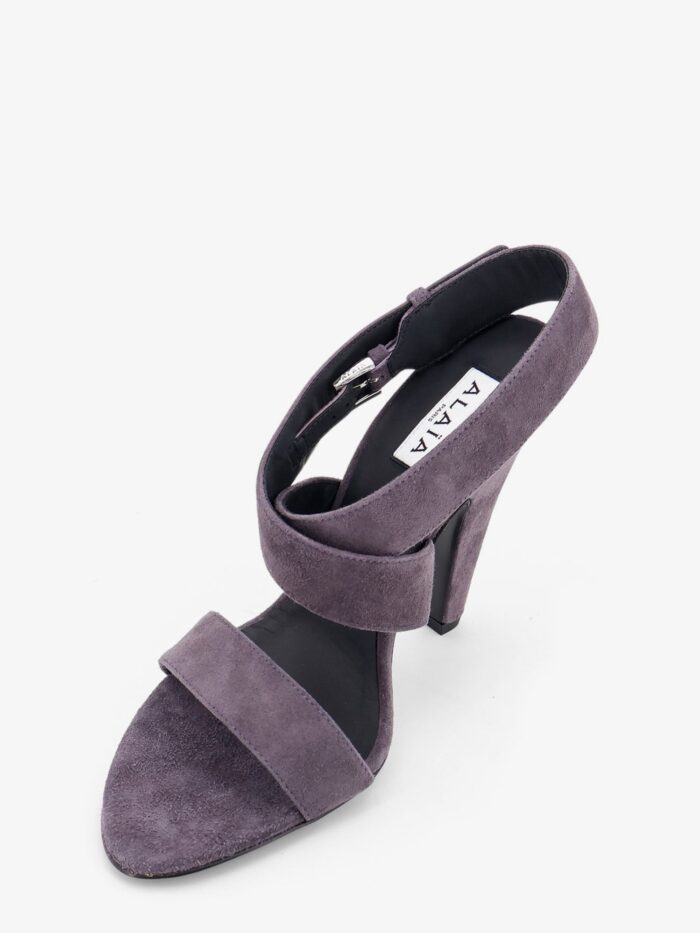 ALAIA Suede Heeled Sandals