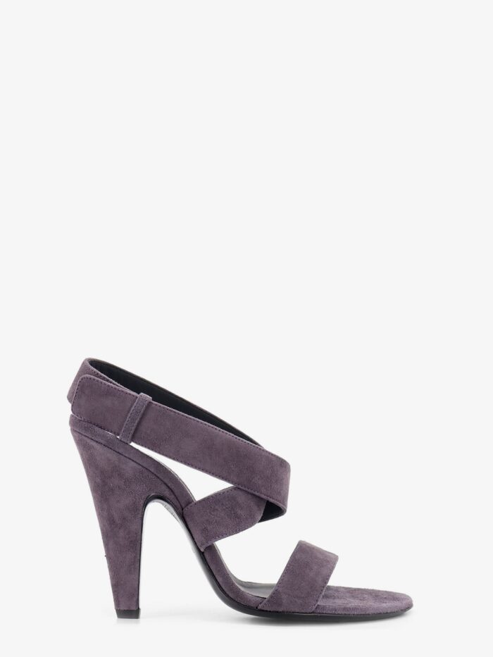 alaia suede heeled sandals ALAIA Suede Heeled Sandals