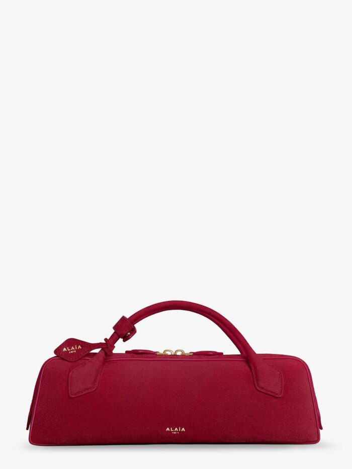 ALAIA Teckel Clutch Suede Handbag