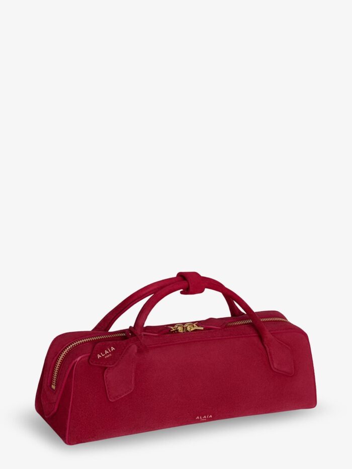 ALAIA Teckel Clutch Suede Handbag