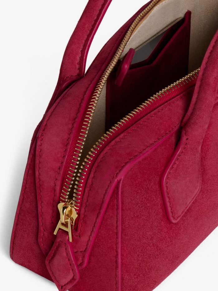 ALAIA Teckel Clutch Suede Handbag