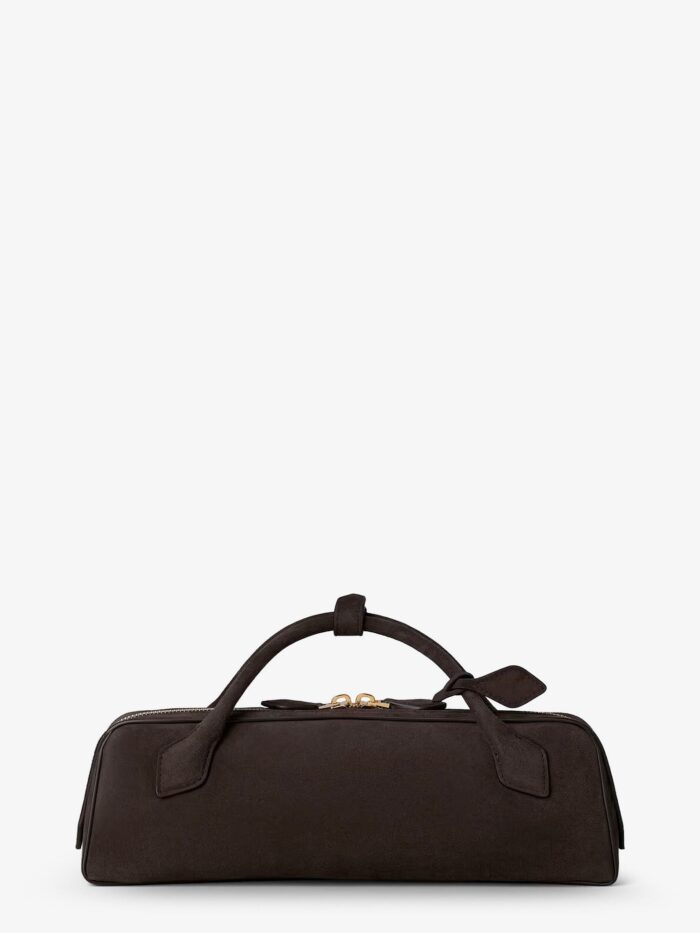 ALAIA Teckel Clutch Suede Handbag