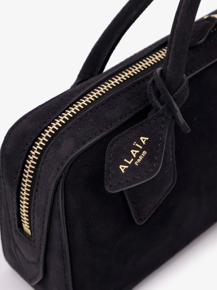 ALAIA Teckel Clutch Suede Handbag