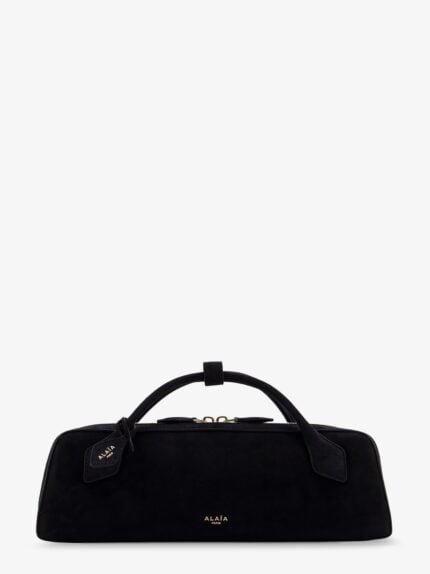 ALAIA Teckel Clutch Suede Handbag