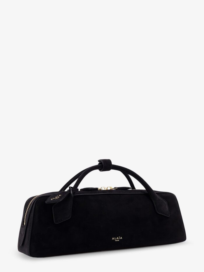 ALAIA Teckel Clutch Suede Handbag