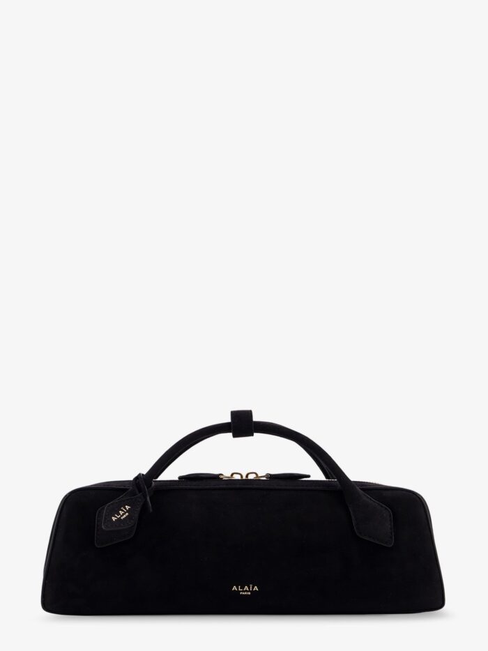 ALAIA Teckel Clutch Suede Handbag